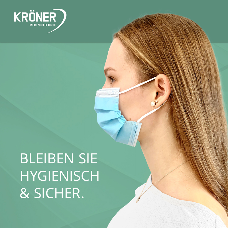 Mundschutz Klasse 2R bei Kröner Medizintechnik